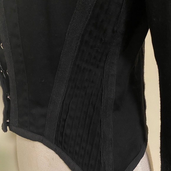 Blue Juice size 14 Black Sculptured Jacket - Picture 7 of 13